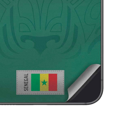 Senegal Soccer Flag Galaxy S24 Skin